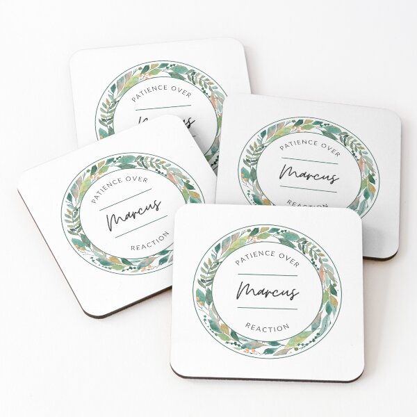 Item preview, Marcus Aurelius - Patience over Reaction | Stoicism, Stoic Mindset designed and sold by LexaArtworks.