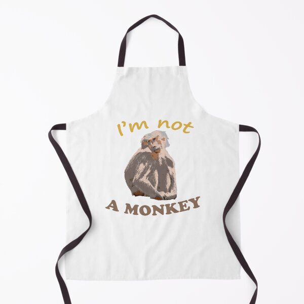 Item preview, I'm not a monkey and monkeys and animals and Funny Gift For Friednds designed and sold by QuickEyes.