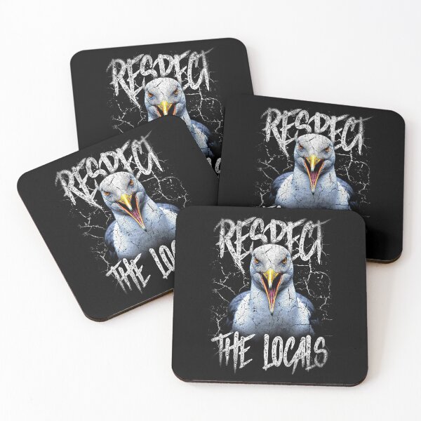 Item preview, Respect The Locals Funny Seagull Seaside designed and sold by JRRTs.