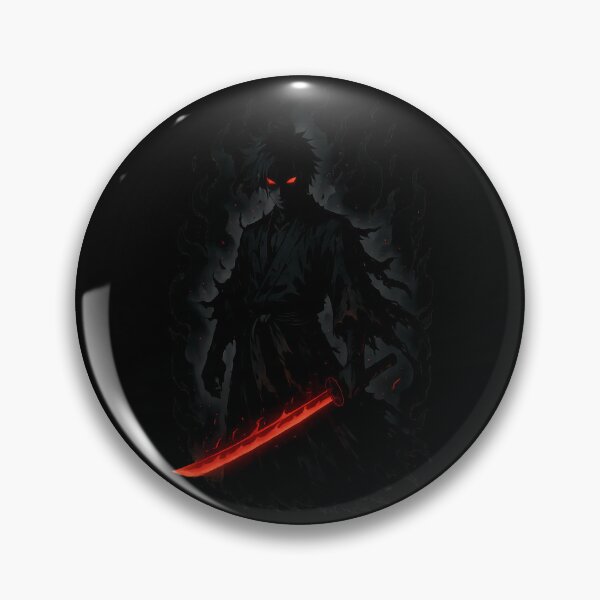 Item preview, Cursed Flame Samurai – Dark Anime Warrior Art designed and sold by CesArt  D..