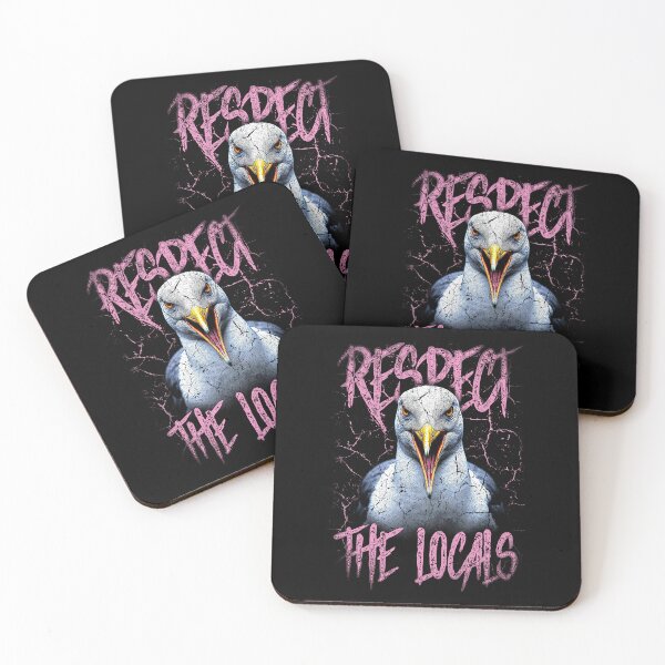 Item preview, Respect The Locals Funny Seagull Seaside designed and sold by JRRTs.