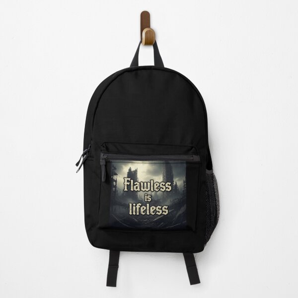 Item preview, Flawless is Lifeless Post-Apocalyptic Dystopian Quote designed and sold by Elizarfa.