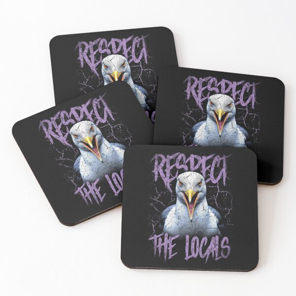 Item preview, Respect The Locals Funny Seagull Seaside designed and sold by JRRTs.