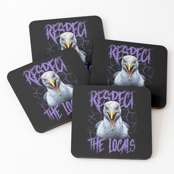 Item preview, Respect The Locals Funny Seagull Seaside designed and sold by JRRTs.