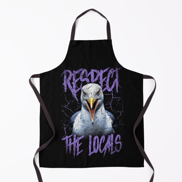 Item preview, Respect The Locals Funny Seagull Seaside designed and sold by JRRTs.