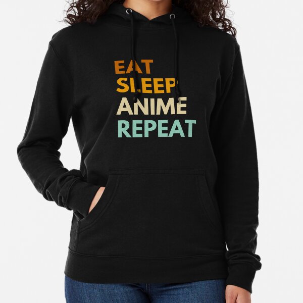 Item preview, Eat Sleep Anime Repeat designed and sold by AmmarSherJaan.