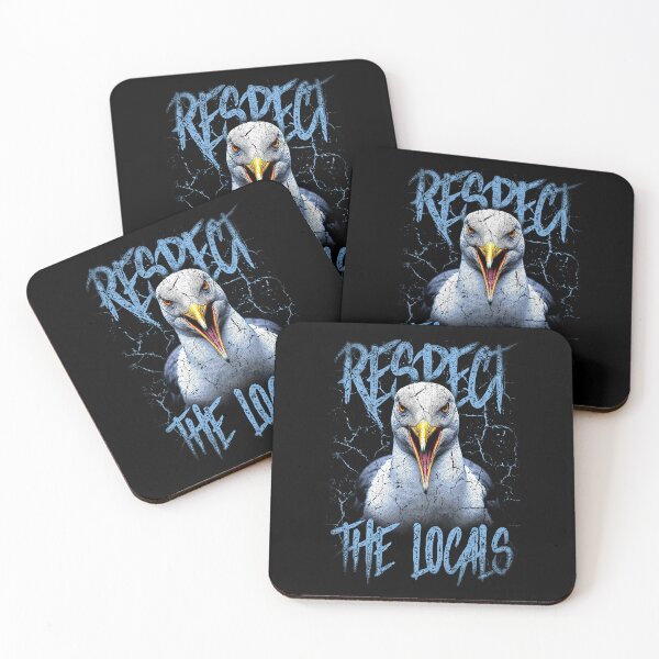 Item preview, Respect The Locals Funny Seagull Seaside designed and sold by JRRTs.