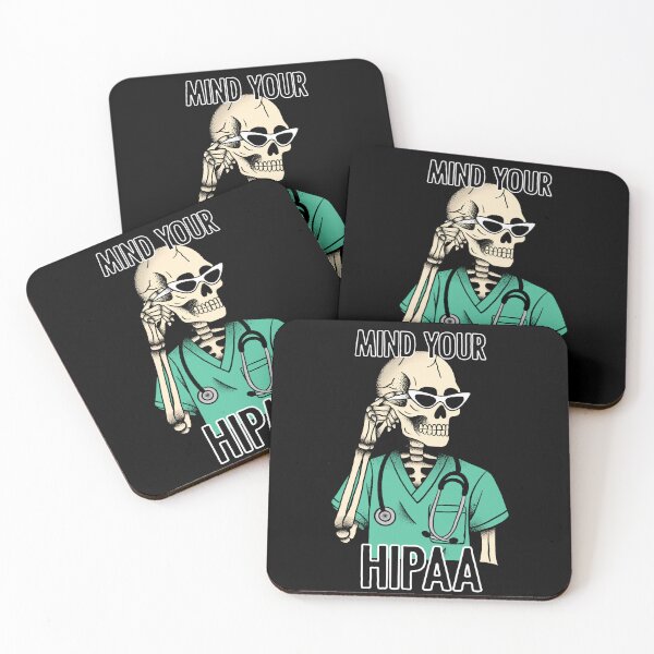 Item preview, Mind Your HIPAA (Color) designed and sold by Morbid Miss.