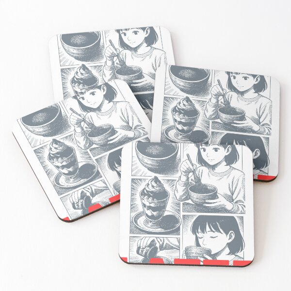Item preview, Matcha Latte Manga Panel Tee – Japanese Aesthetic designed and sold by theinkedprintco.