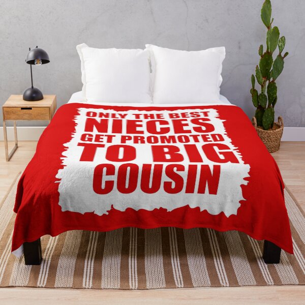 Item preview, Only The Best Nieces Get Promoted To Big Cousin, Niece Toddler & Youth, Cool Cousins Club, Big Cousin designed and sold by DesignDenDo ⭐⭐⭐⭐⭐.