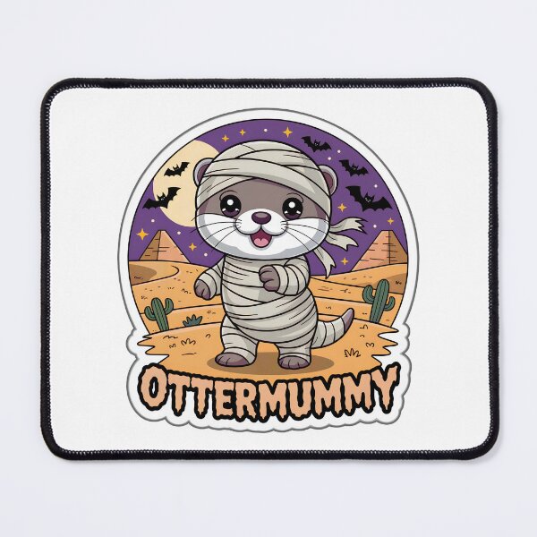 Item preview, Ottermummy – Cute Halloween Mummy Otter Chibi Sticker designed and sold by Nuist25.