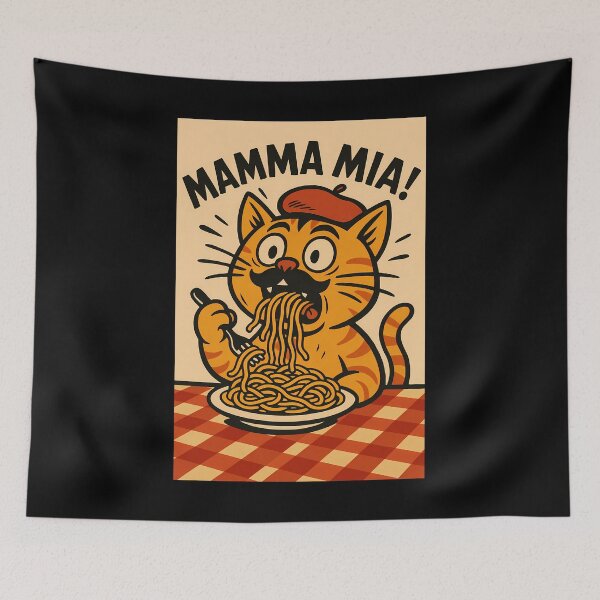 Item preview, Pasta la Vista, Meow! designed and sold by CesArt  D..