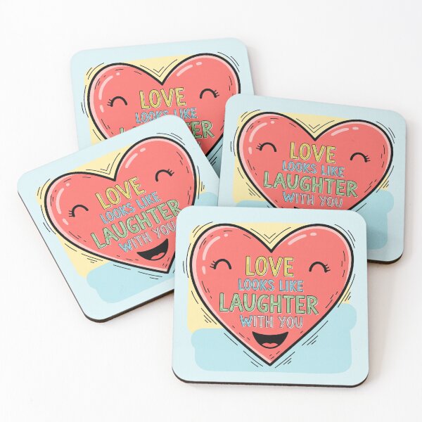 Item preview, Love Looks Like Laughter With You Heart designed and sold by Owcomm.