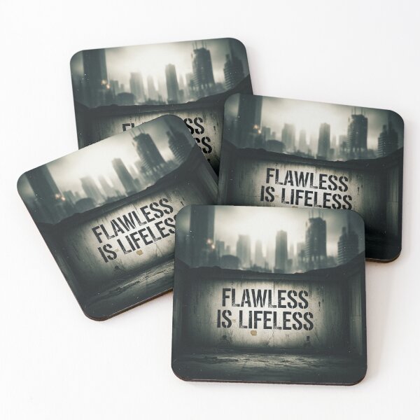 Item preview,  Flawless is Lifeless World Without Flaws Dystopian Art designed and sold by Elizarfa.