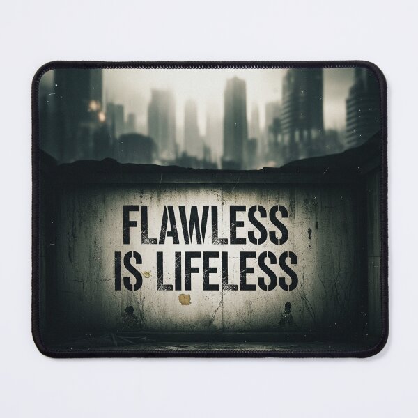 Item preview, Flawless is Lifeless World Without Flaws Dystopian Art designed and sold by Elizarfa.