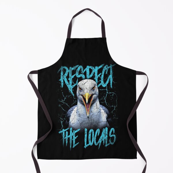 Item preview, Respect The Locals Funny Seagull Seaside designed and sold by JRRTs.