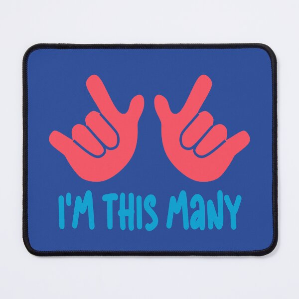 Item preview, Kids I'm This Many I'm Six Fingers Hand 6th Birthday Party designed and sold by giftfromheart.