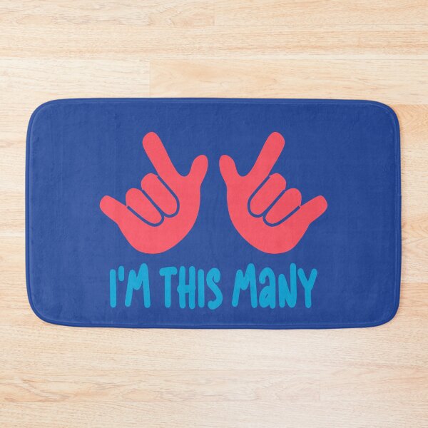 Item preview, Kids I'm This Many I'm Six Fingers Hand 6th Birthday Party designed and sold by giftfromheart.