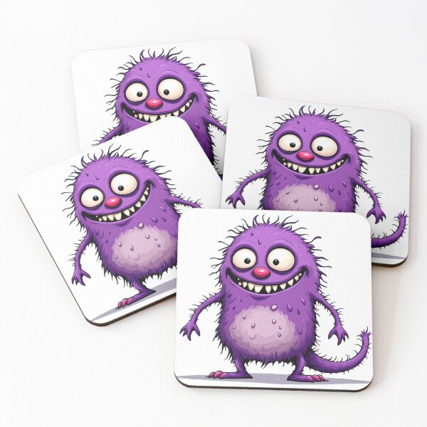 Item preview, Silly Purple Monster designed and sold by GearGirlNJ.
