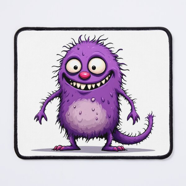 Item preview, Silly Purple Monster designed and sold by GearGirlNJ.