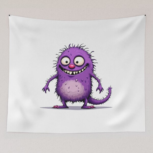 Item preview, Silly Purple Monster designed and sold by GearGirlNJ.