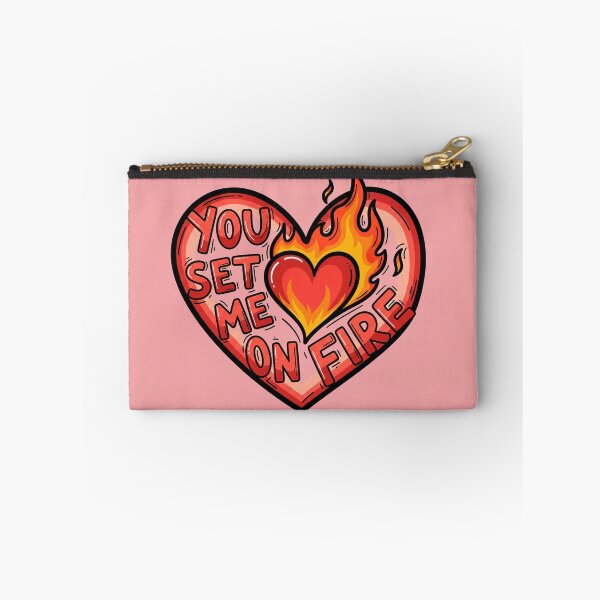 Item preview, You Set Me On Fire Heart designed and sold by Owcomm.