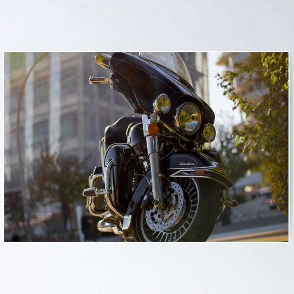 Item preview, Leyenda urbana: motocicleta negra en la hora dorada designed and sold by Ellaire.