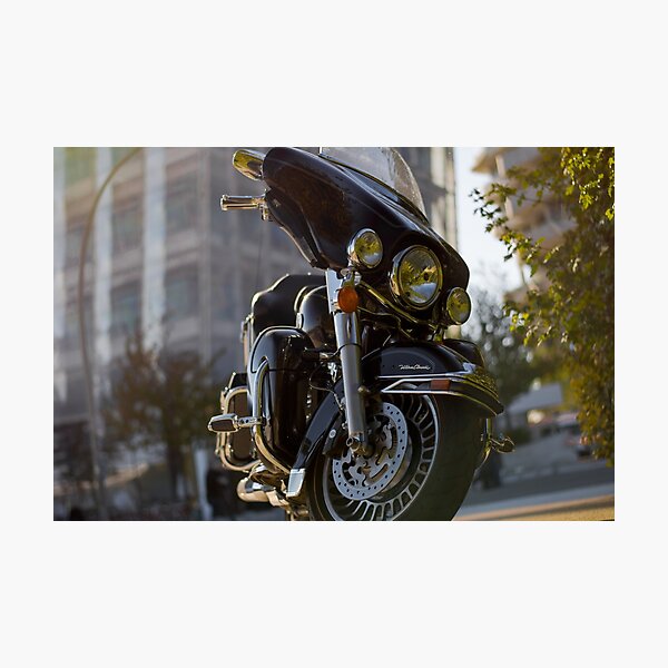 Item preview, Leyenda urbana: motocicleta negra en la hora dorada designed and sold by Ellaire.