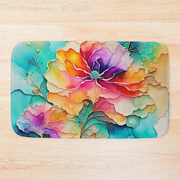 Item preview, Colorful Happy Flower Abstract Art designed and sold by Lightworker11.