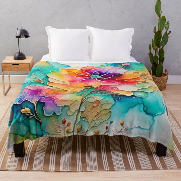 Item preview, Colorful Happy Flower Abstract Art designed and sold by Lightworker11.