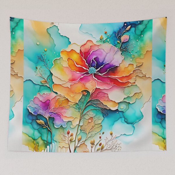 Item preview, Colorful Happy Flower Abstract Art designed and sold by Lightworker11.