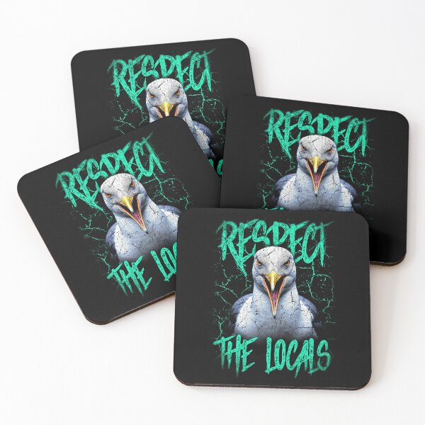 Item preview, Respect The Locals Funny Seagull Seaside designed and sold by JRRTs.