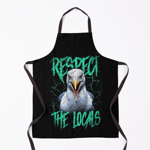 Item preview, Respect The Locals Funny Seagull Seaside designed and sold by JRRTs.