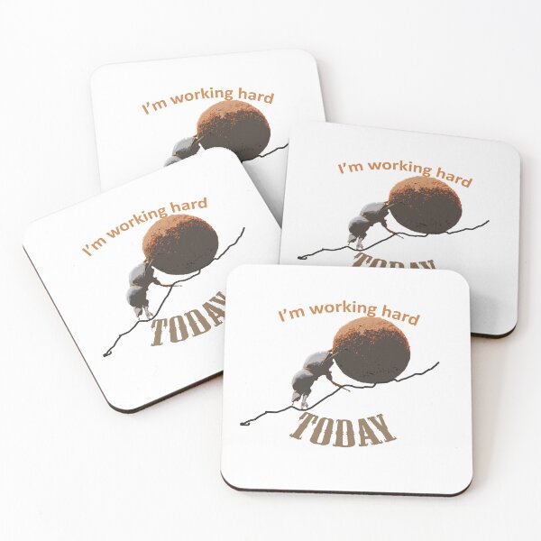 Item preview, I'm Working Hard Today and Animals and Funny Gift For Friends designed and sold by QuickEyes.