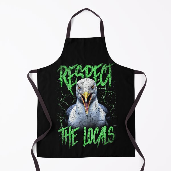 Item preview, Respect The Locals Funny Seagull Seaside designed and sold by JRRTs.