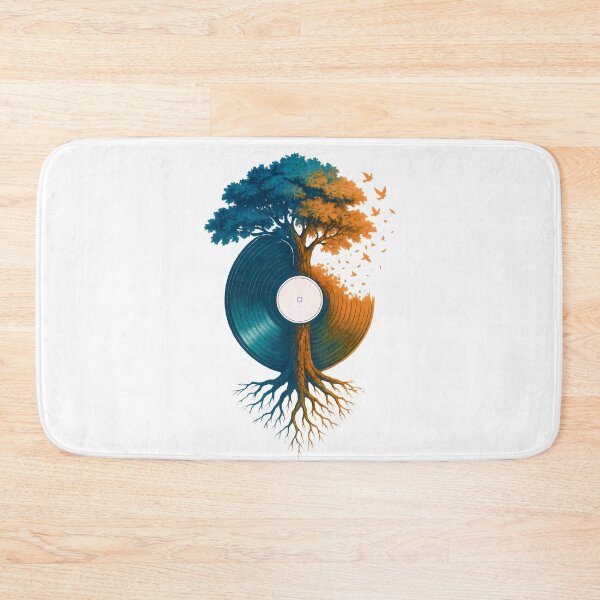 Item preview, Vinyl Tree of Life Surreal Music Nature Fusion Art Design designed and sold by Shoot-The-Moon.