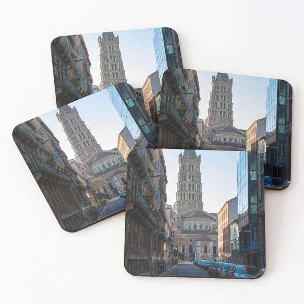 Item preview, Gothic Elegance — Historic Tower Framed by Urban Charm designed and sold by Ellaire.