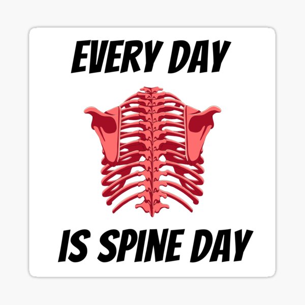 Item preview, Every Day is Spine Day design designed and sold by Peachy-Draws.