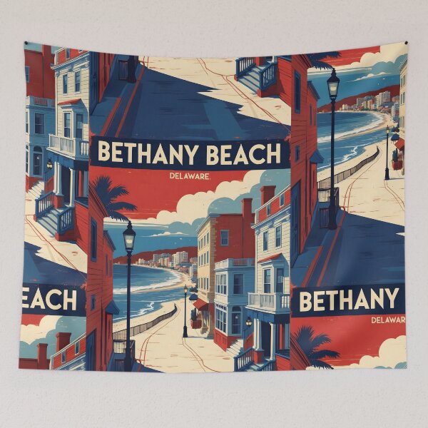 Item preview, Bethany Beach Delaware USA Vintage Travel Tourism designed and sold by TravelersGems.