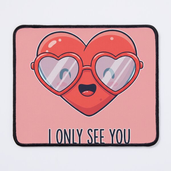 Item preview, I Only See You Heart With Glasses designed and sold by Owcomm.