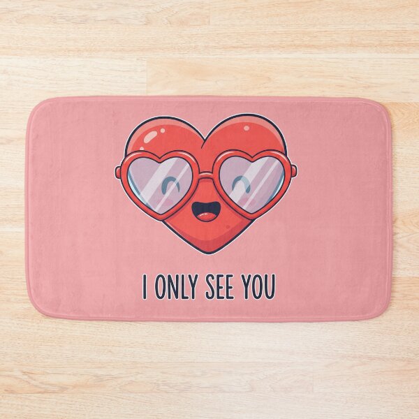 Item preview, I Only See You Heart With Glasses designed and sold by Owcomm.