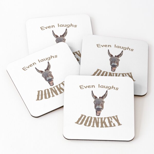 Item preview, Even Laughs Donkey and Donkeys and Animals and Funny Gift For Friends designed and sold by QuickEyes.