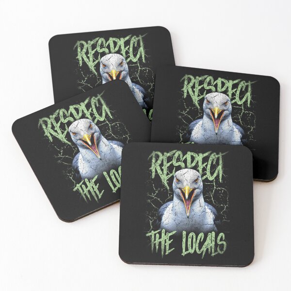 Item preview, Respect The Locals Funny Seagull Seaside designed and sold by JRRTs.