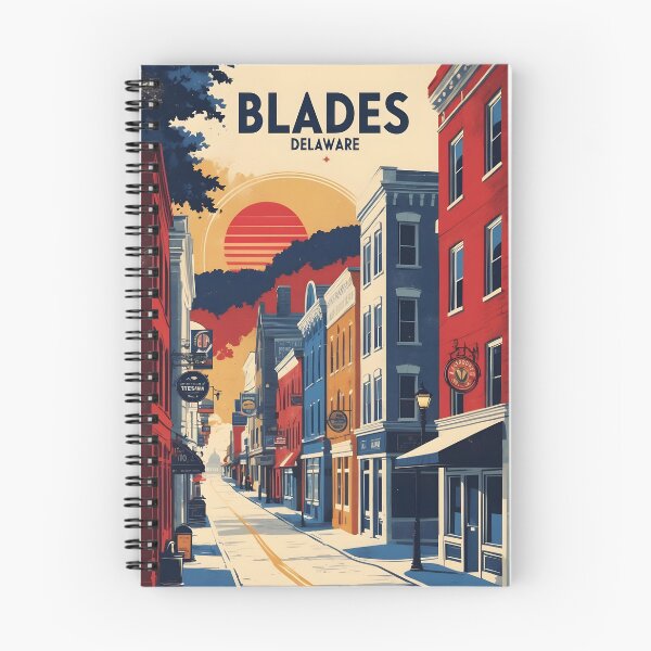 Item preview, Blades Delaware USA Vintage Travel Tourism designed and sold by TravelersGems.
