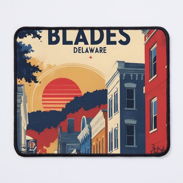 Item preview, Blades Delaware USA Vintage Travel Tourism designed and sold by TravelersGems.