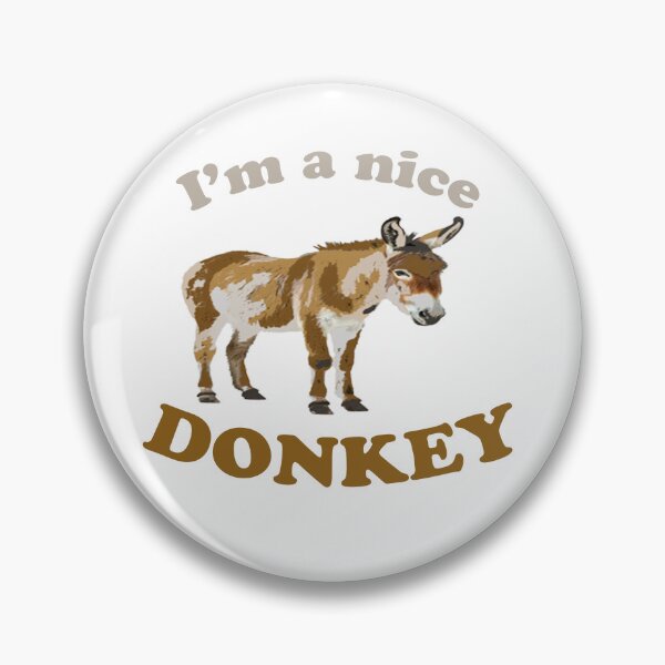 Item preview, I'm a nice donkey and Donkeys and Animals and Funny Gift For Friends designed and sold by QuickEyes.