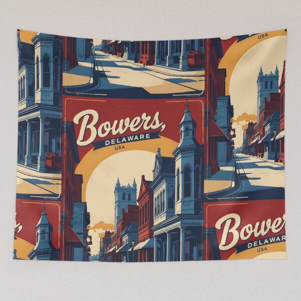 Item preview, Bowers Delaware USA Vintage Travel Tourism designed and sold by TravelersGems.