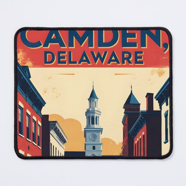 Item preview, Camden Delaware USA Vintage Travel Tourism designed and sold by TravelersGems.