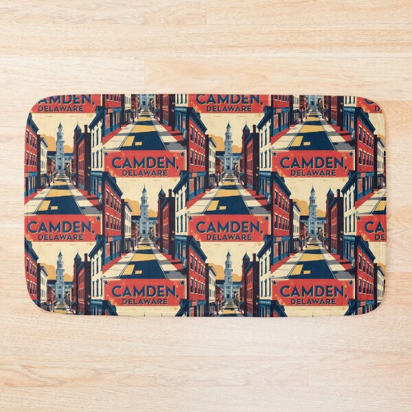 Item preview, Camden Delaware USA Vintage Travel Tourism designed and sold by TravelersGems.