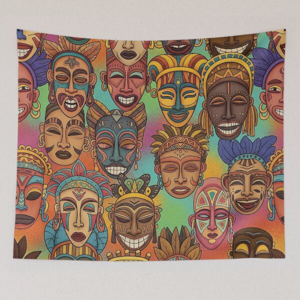 Item preview, African Tribal Masks designed and sold by likbatonboot.
